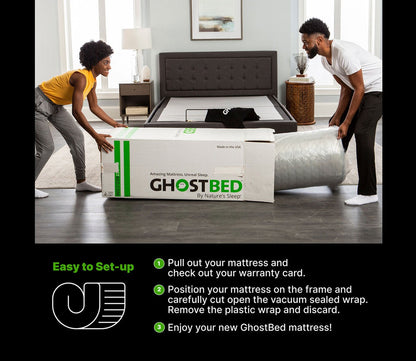 GhostBed Essentials Foam Mattress in a box