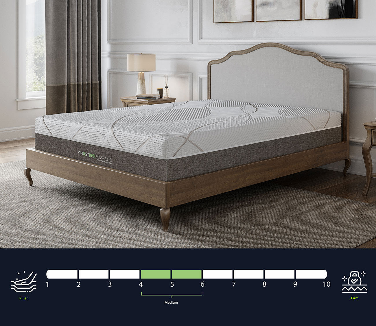 GhostBed Massage Foam Mattress