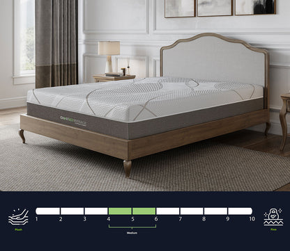 GhostBed Massage Foam Mattress medium comfort