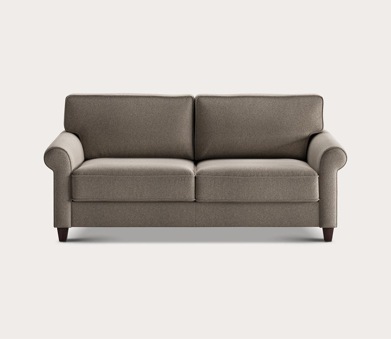 Gloria Queen Loveseat Sleeper by Luonto, silo front facing