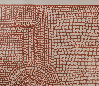 Grand Image Clustered Dots A in Red Digital Print by Grand Image