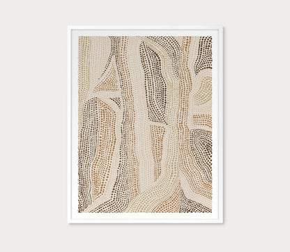 Grand Image Dot Pattern 6 in Clay Tones Digital Print by Grand Image