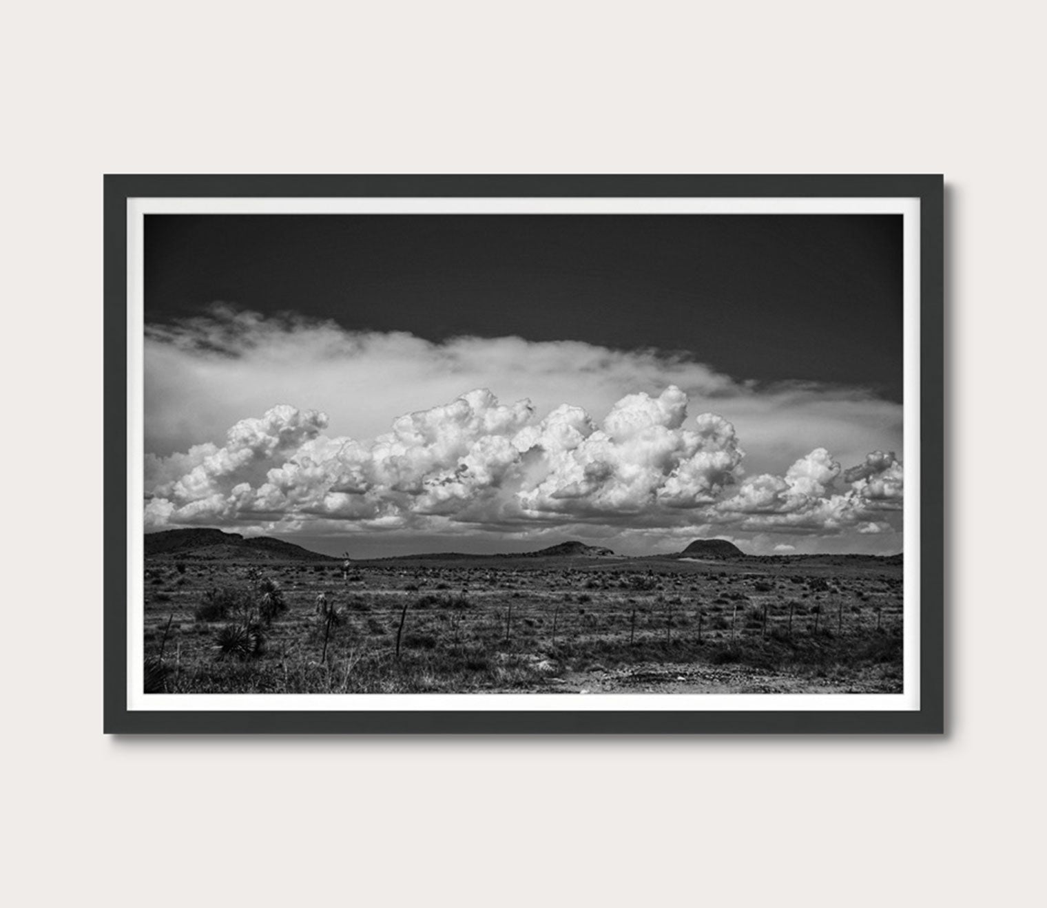 Marfa Clouds Digital Print