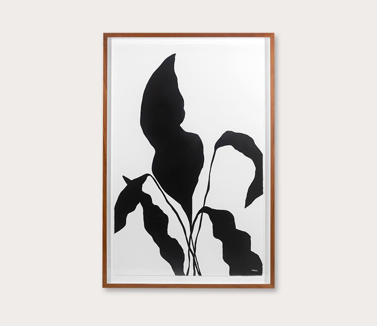 Grand Image Silhouetted Flower 1 Digital Print by Grand Image