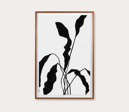 Grand Image Silhouetted Flower 2 Digital Print by Grand Image