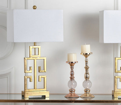 Greek Gold Key Table Lamp Set of 2 by Safavieh