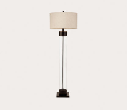 Haines Glass Floor Lamp by Bassett Mirror