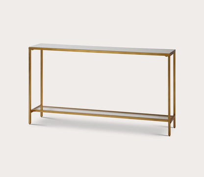 Hayley Gold Console Table by Uttermost