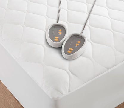 Heated Microfiber Mattress Pad with 3M Scotchgard by Beautyrest, close up of remote controls