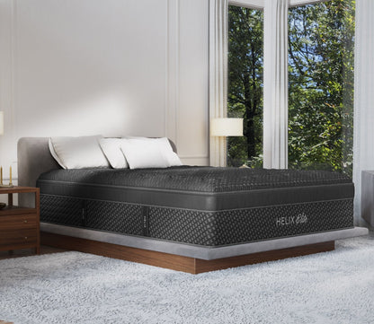 Helix Twilight Elite Mattress by Helix in room, side angle