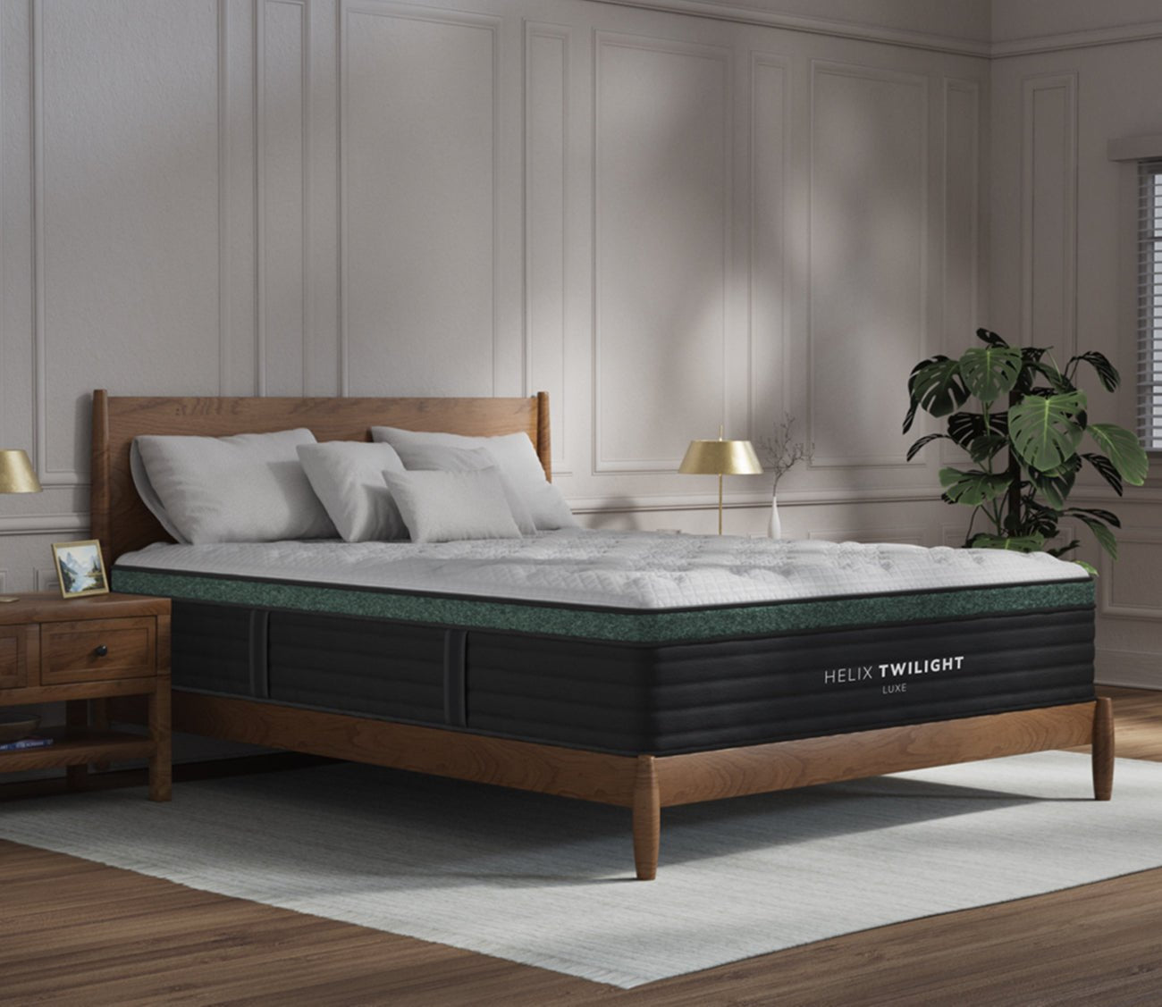 Helix Twilight Luxe Mattress by Helix room scene side
