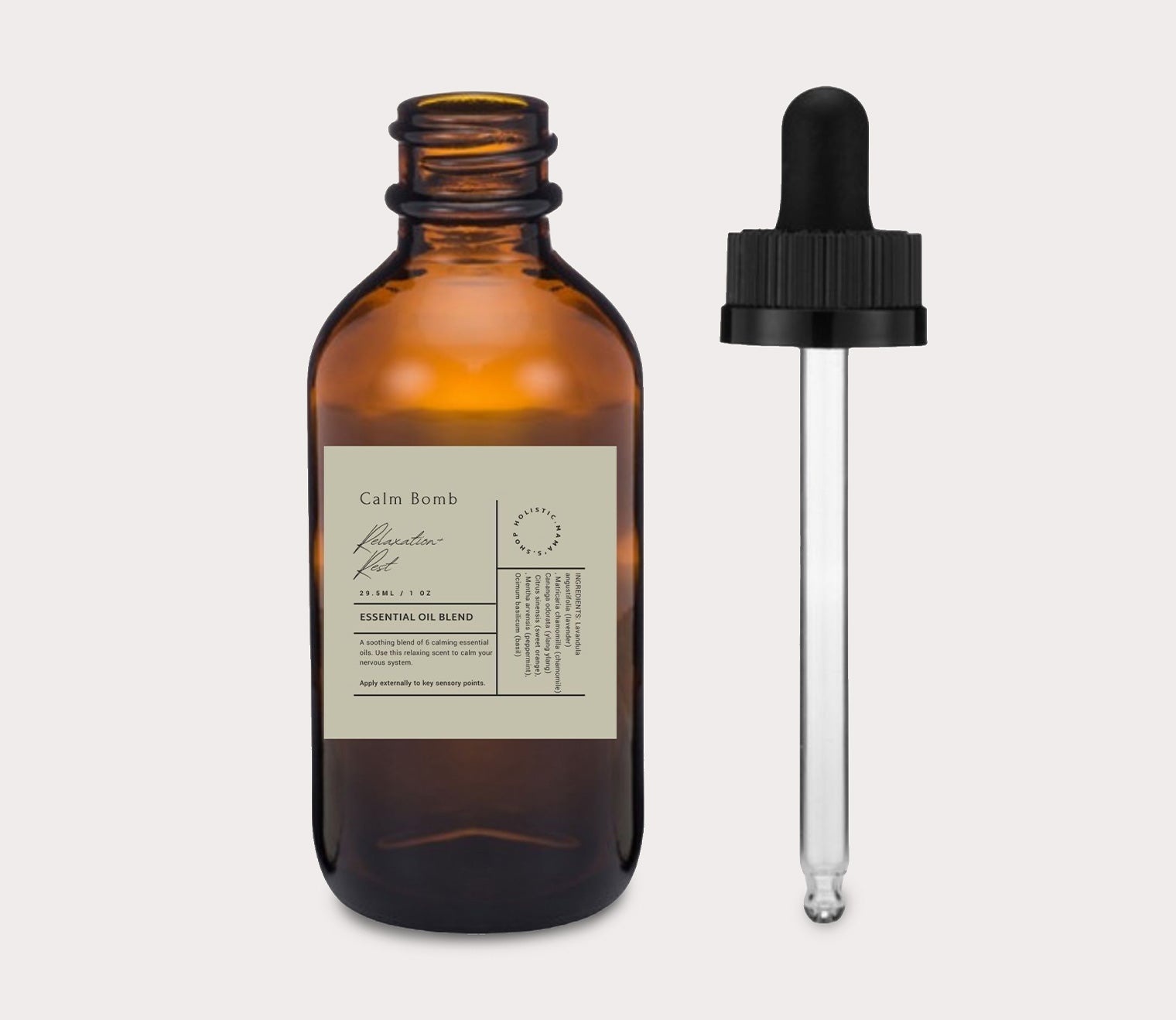 Holistic Lifestyle Coaching Calm Bomb Essential Oil Blend by Holistic Lifestyle Coaching