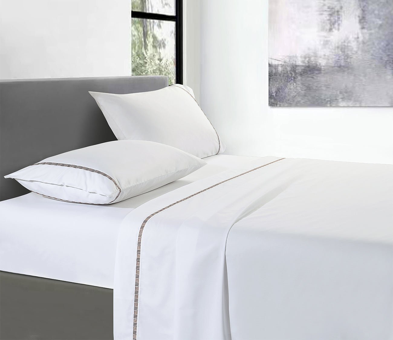 Hotel Grand Tencel Lyocell Cotton Blend 4 - Piece Sheet Set by Hotel Grand