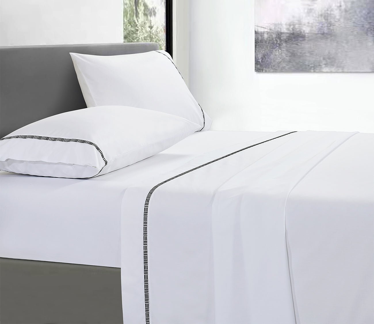 Hotel Grand Tencel Lyocell Cotton Blend 4-Piece Sheet Set
