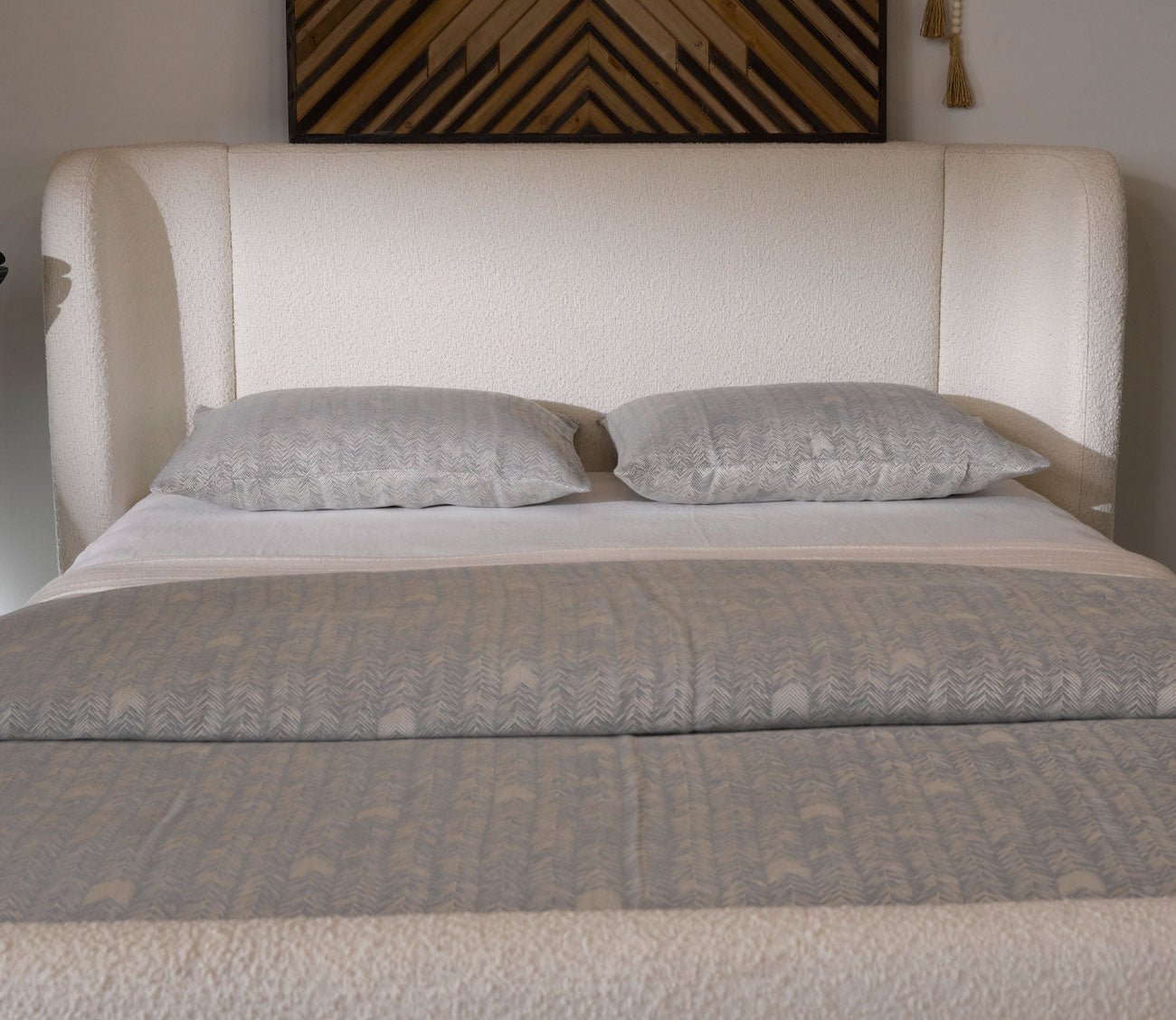 Hugo Upholstered Storage Bed by CM Home - headboard close-up