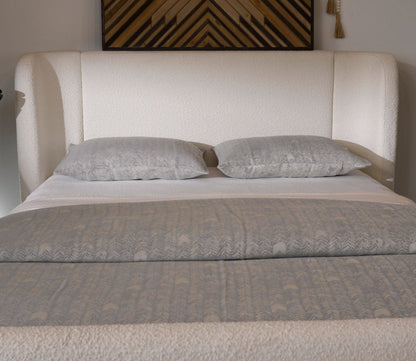 Hugo Upholstered Storage Bed by CM Home - headboard close-up