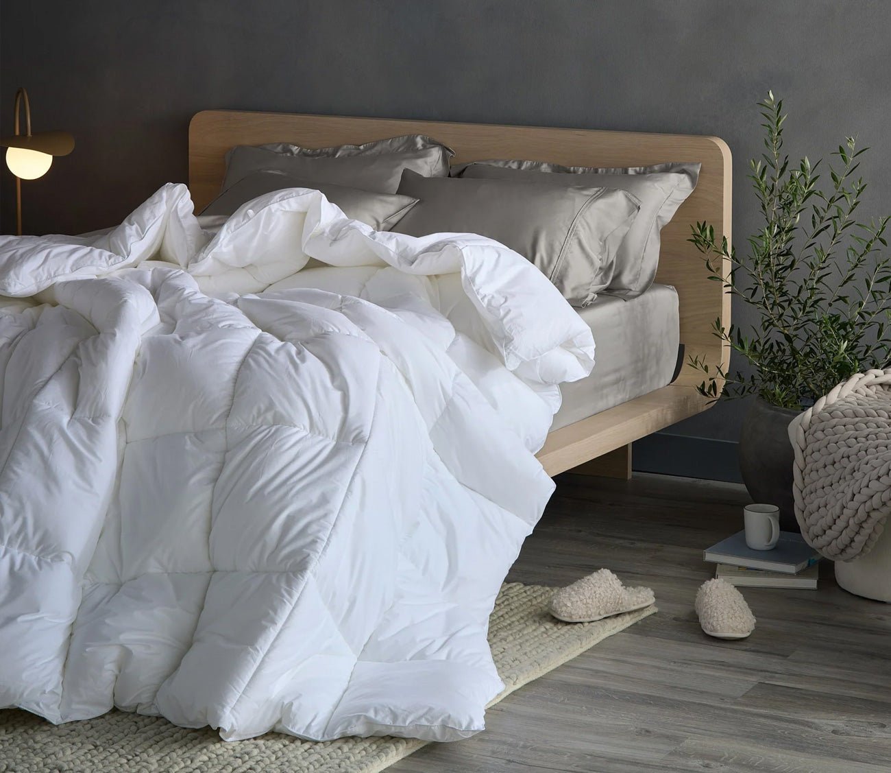 Hush Cloud Duvet Insert by Hush in bedroom