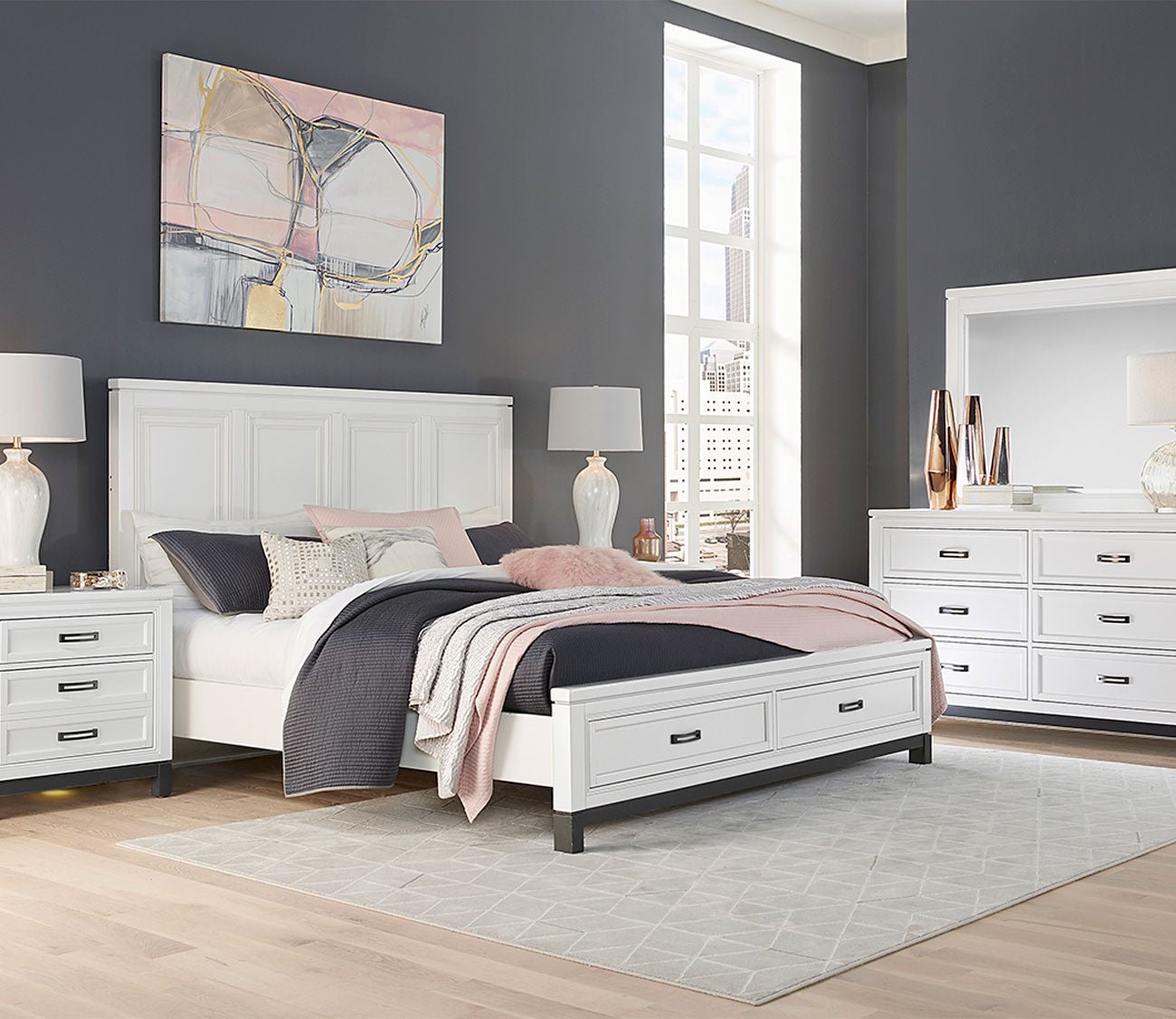 Aspen Home Hyde Park Panel Storage Bed