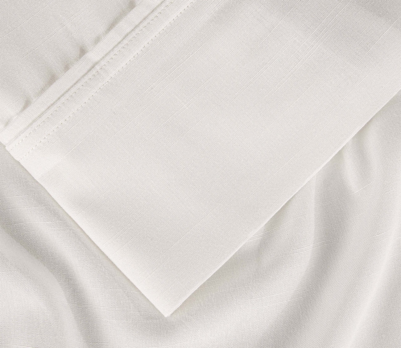 Bedgear Hyper-Linen Sheet Set in beige, closeup