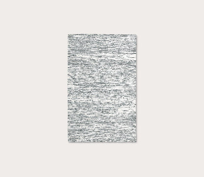 Isa Stripe Ivory Black Area Rug by Villa by Classic Home