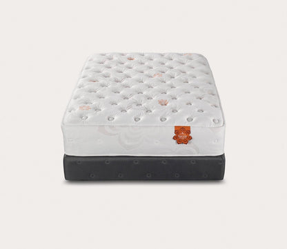 Silo image of Karma Elite Hybrid Plush Mattress - head-on view.