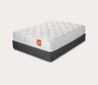 Silo mage of Karma Select Hybrid Plush Mattress - angle view.