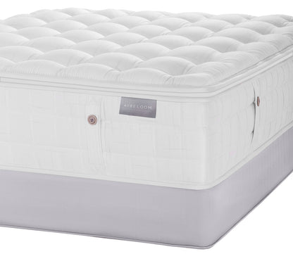 Close-up of Karpen Ivory Luxetop Firm Mattress by Aireloom
