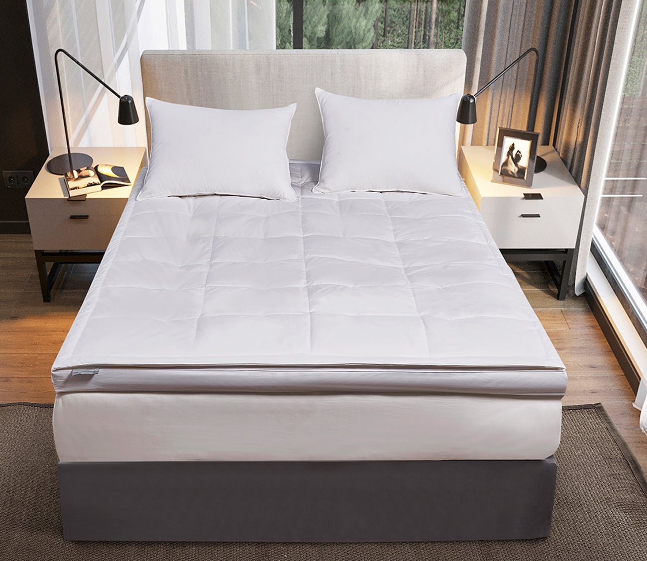 3-Inch Down Fiber Top Featherbed