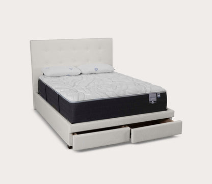 Kemper Button Tufted Bed by Bassett Mirror