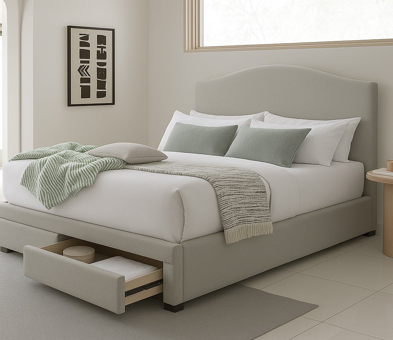 City Mattress Kemper Camel Arch Bed