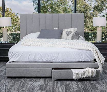 Kemper Storage Bed in Oyster