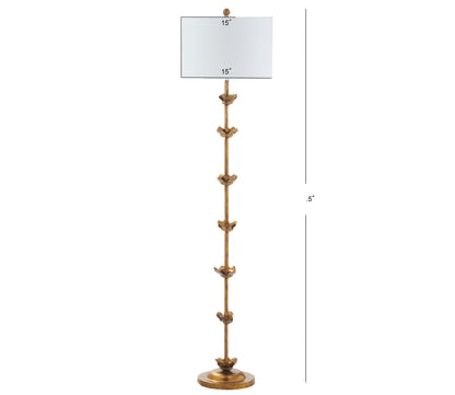Landen Gold Floor Lamp by Safavieh