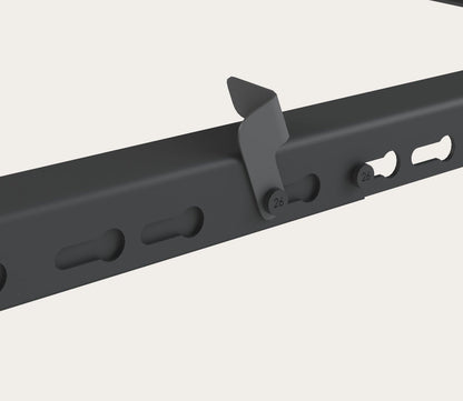 Lev - R - Lock Bed Frame by Hollywood Bed & Spring MFG, close up of level r lock