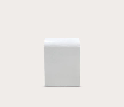 Liabella 1-Drawer Curved Nightstand by Safavieh - silo side view