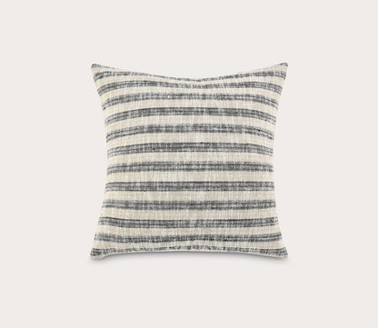 Villa by Classic Home Linna Natural Black Throw Pillow