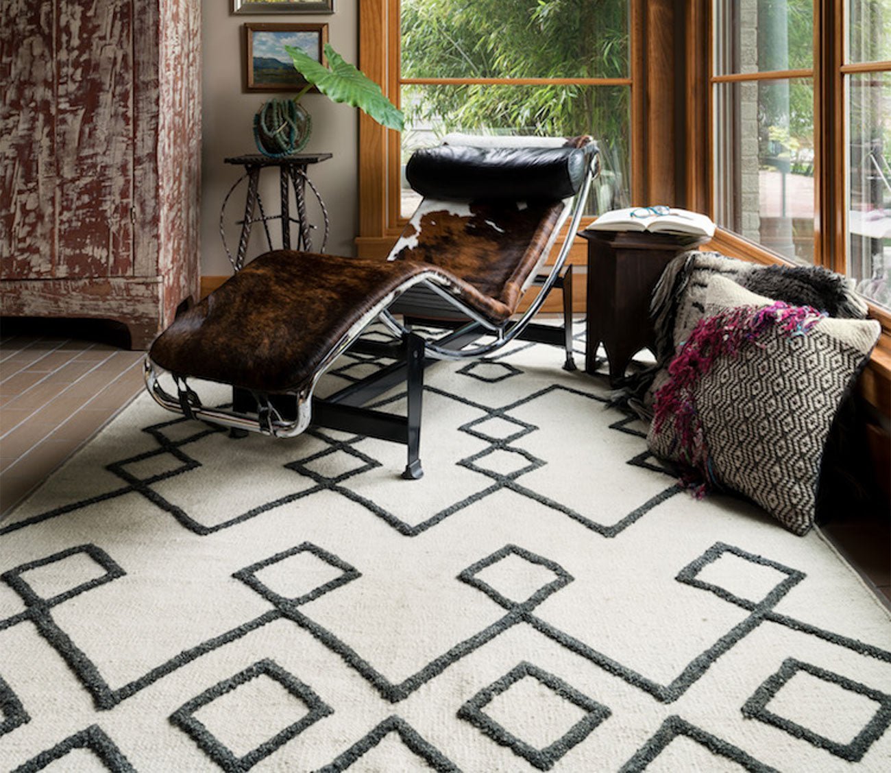 Adler Knotted Wool Area Rug
