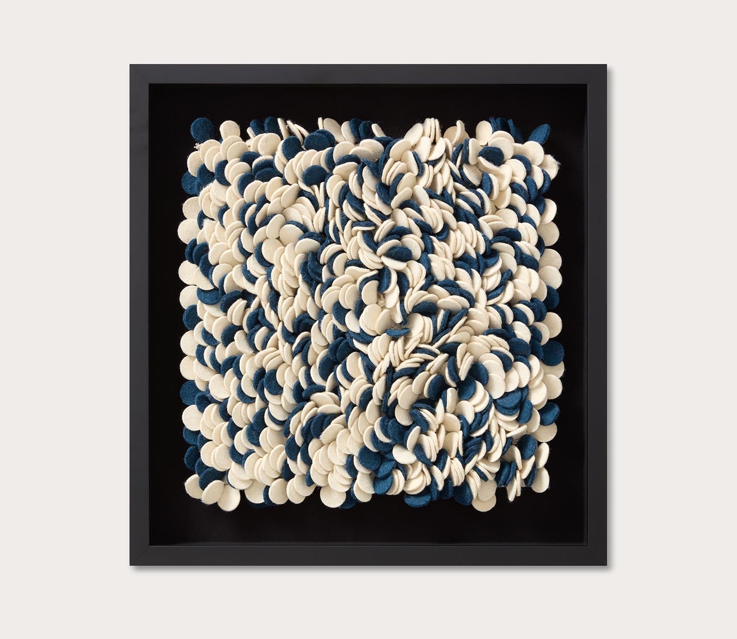 Loloi Blue Salter Framed Wall Art by Loloi