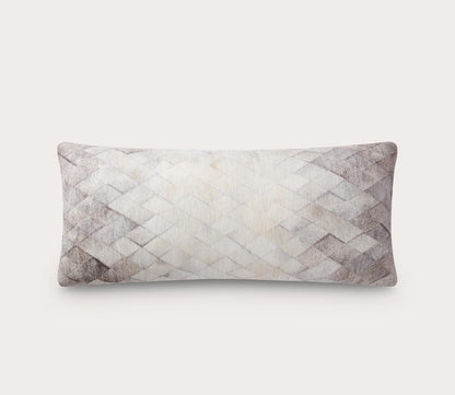 Loloi Diamond Faux Hide Throw Pillow Set of 2 by Loloi