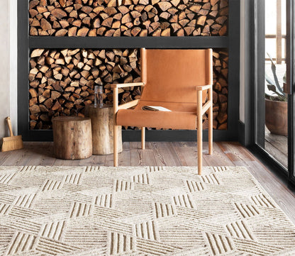 Loloi Ehren Oatmeal Ivory Area Rug by Loloi