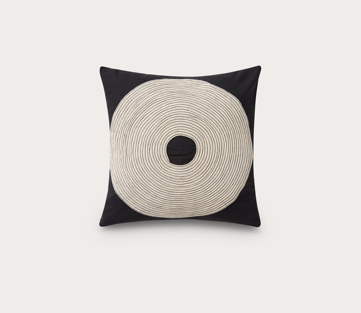 Hand Embroidered Throw Pillow Set of 2