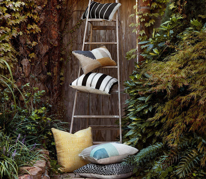 Loloi Pieced Block Throw Pillow Set of 2 by Loloi
