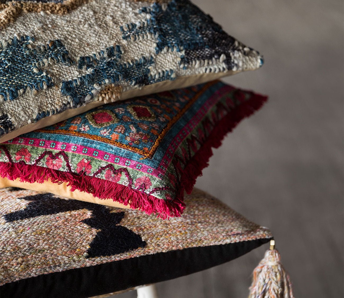 Loloi Southwestern Jute Throw Pillow Set of 2 by Loloi