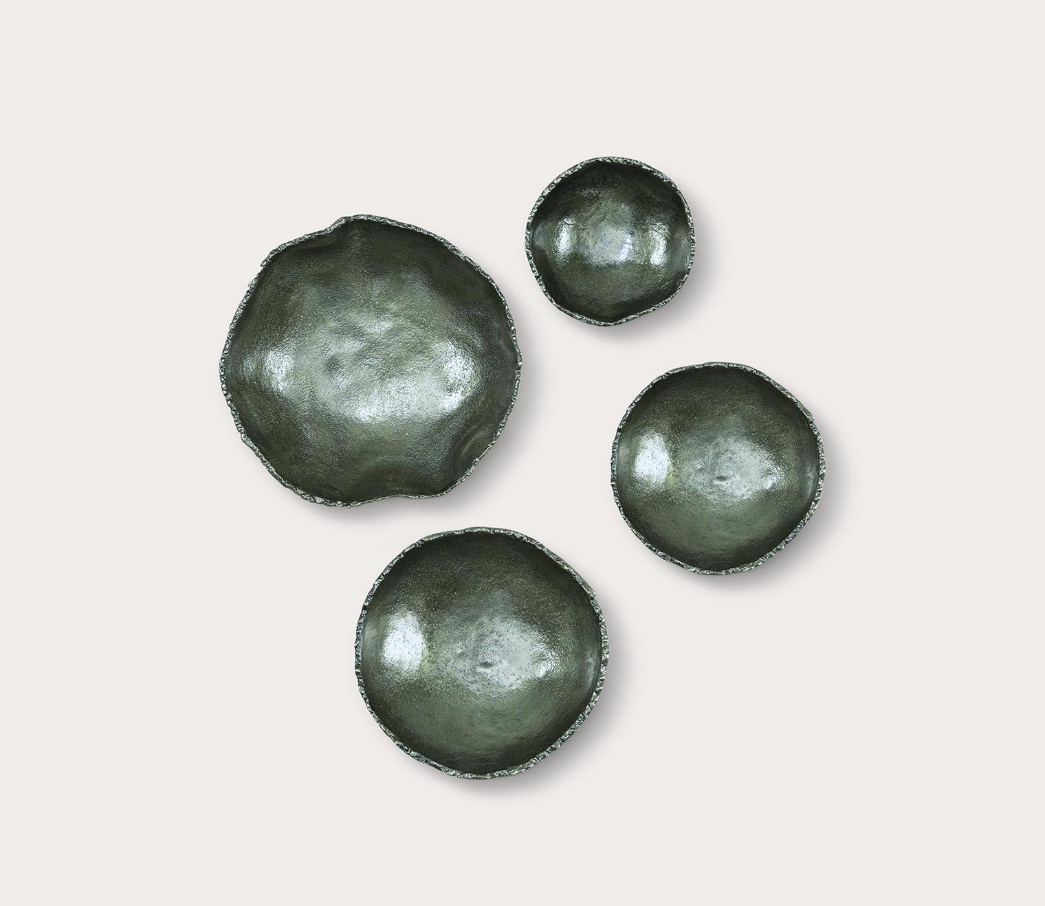 Lucky Coins Metal Wall Decor, Set of 4