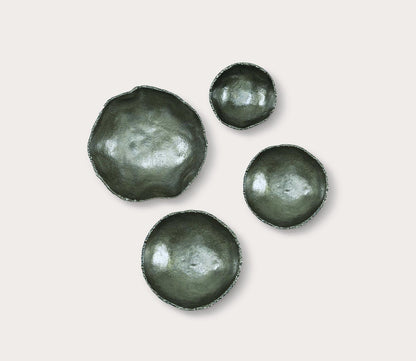 Lucky Coins Metal Wall Decor, Set of 4