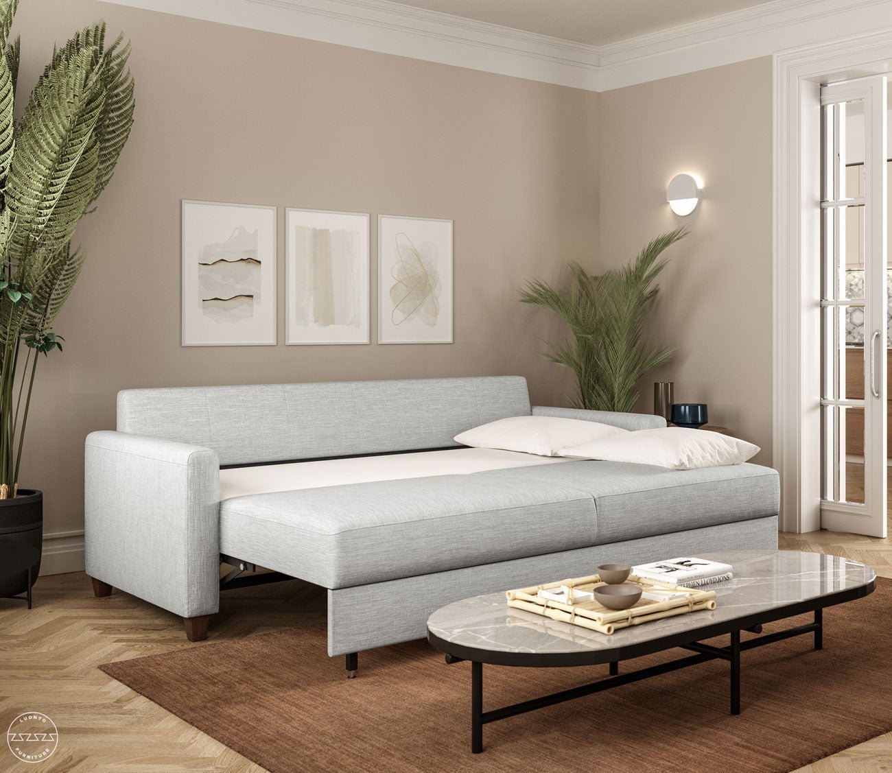 Luonto Free Full XL Sleeper Sofa by Luonto