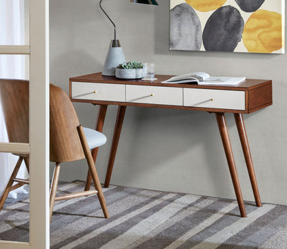 Madison Park Rigby Two - Tone Wood 3 - Drawer Writing Desk by Madison Park