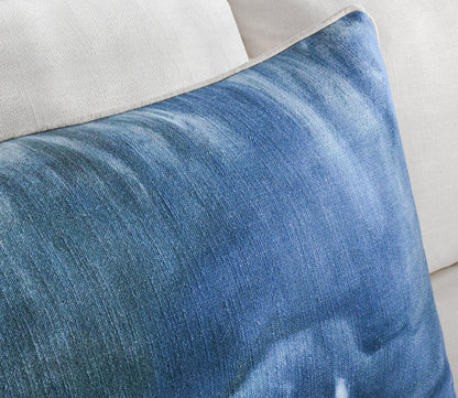 Mantra Capri Blue Multi Throw Pillow by Villa by Classic Home