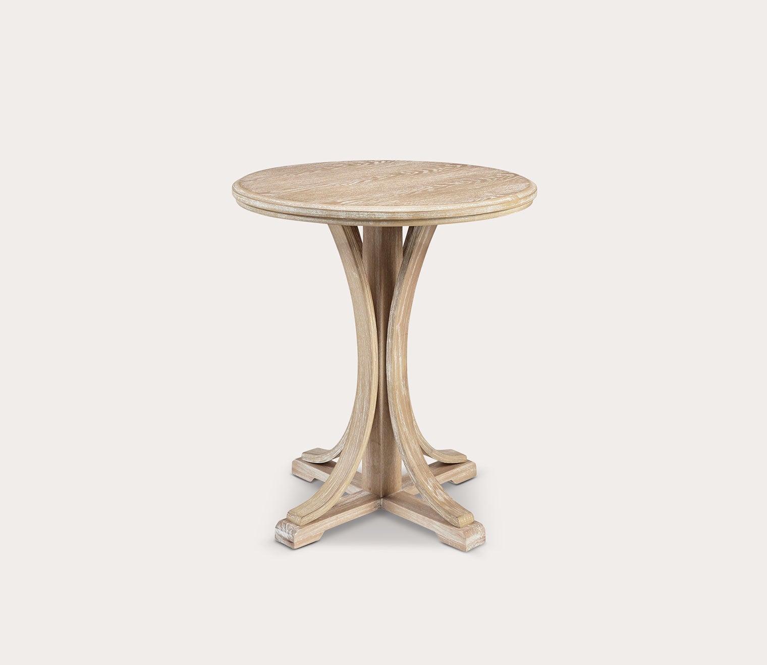 Martha Stewart Fatima Round Wood Accent Table by Martha Stewart