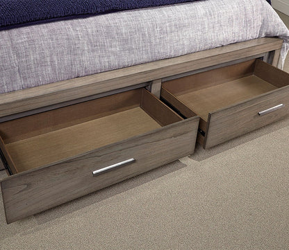 Drawers Close-up of Modern Loft Storage Bed by Aspen Home