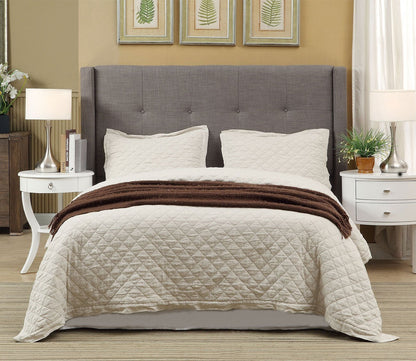Modus Furniture Madeleine Wingback Upholstered Headboard by Modus Furniture